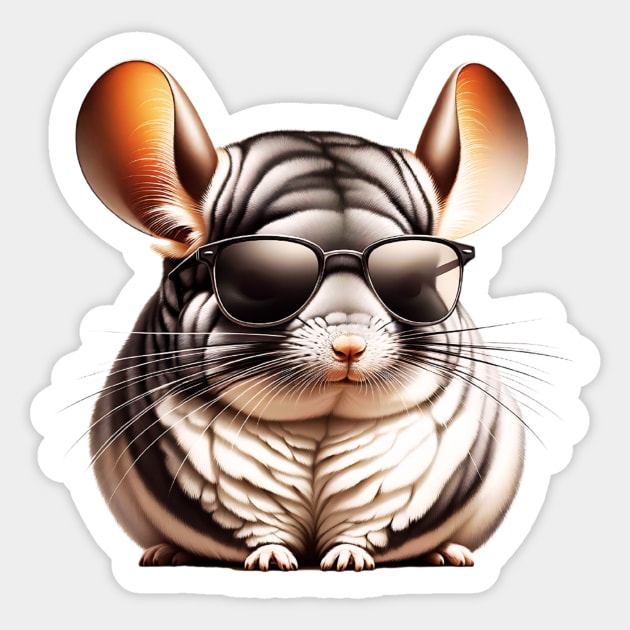 Cute Chinchilla Sticker by The Jumping Cart